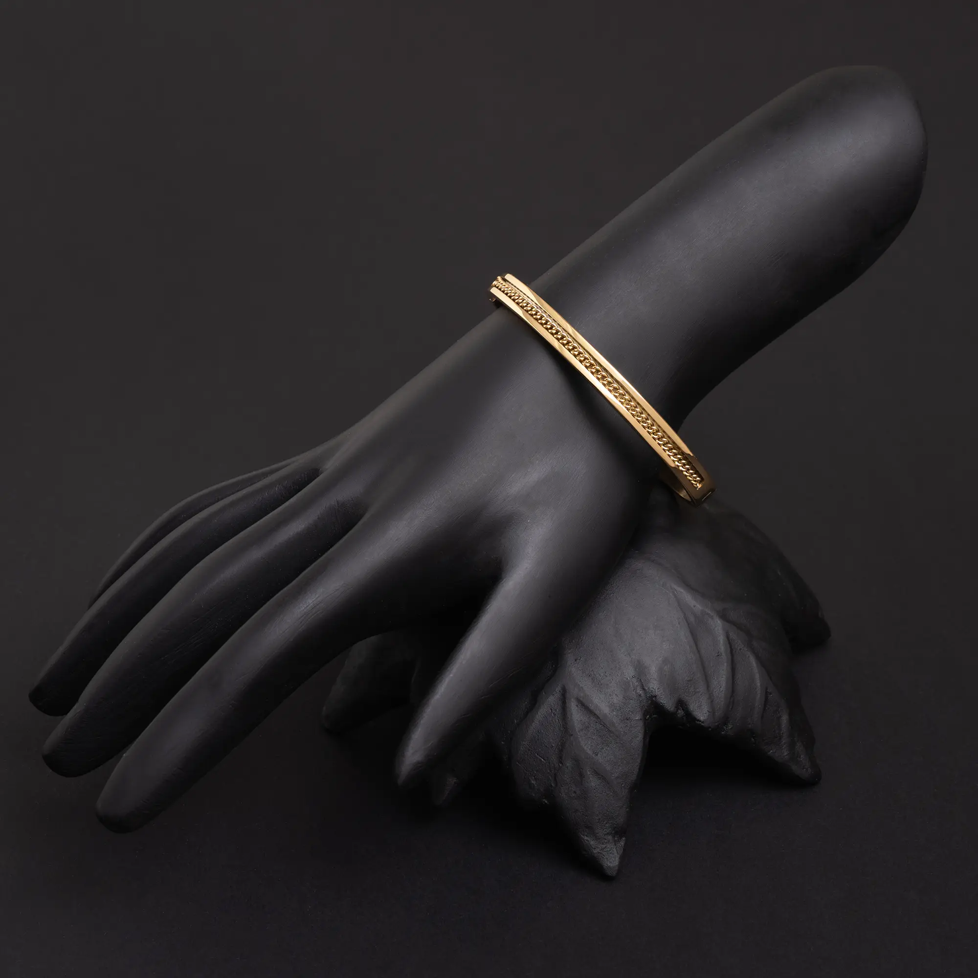 Gold-Plated Bracelet with Contemporary Design